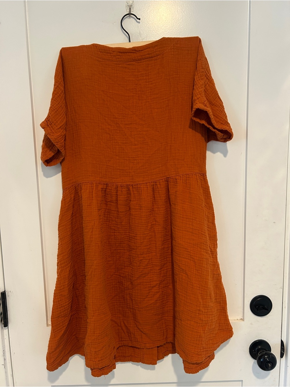 Madewell Lightspun Button-Front Mini Dress size small - Picture 3 of 8